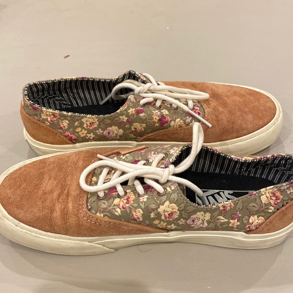 Fall Floral Memory Foam Vans